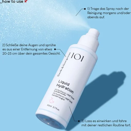 101 Basics Liquid Hydration Toner von Geek & Gorgeous