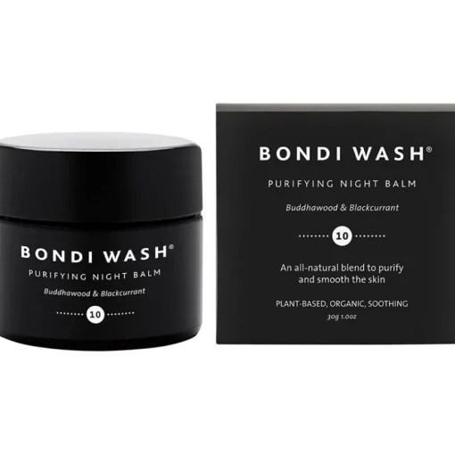 10 Buddhawood & Blackcurrant Purifying Night Balm von Bondi Wash