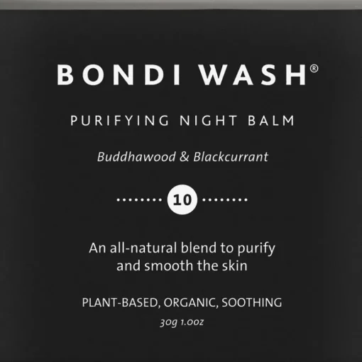 10 Buddhawood & Blackcurrant Purifying Night Balm von Bondi Wash
