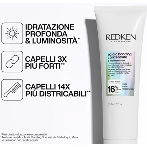 Acidic Bonding Concentrate 5 Min Liquid Mask 16% von Redken
