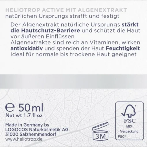Active Regenerativ-Nachtcreme von Heliotrop