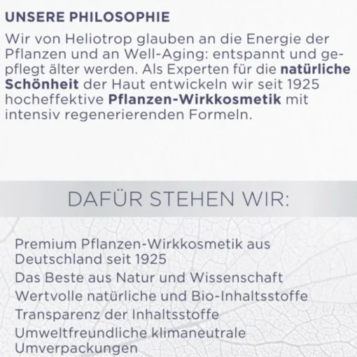 Active Regenerativ-Nachtcreme von Heliotrop