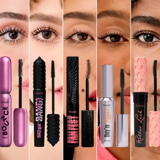 Augen BADgal Bounce Mini - Volumenspendende Mascara mit doppelseitiger Bürste von Benefit