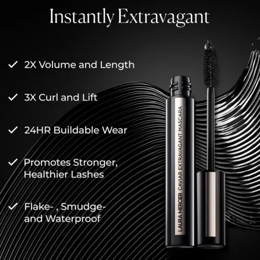 Augenbrauen Caviar Extravagant Mascara von Laura Mercier