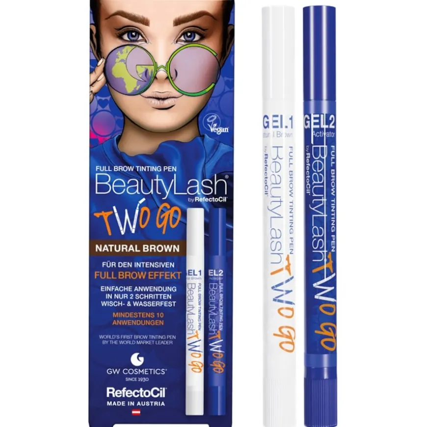 Augenbrauenfarbe Full Brow Tinting Pen Two Go von BeautyLash