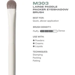 Augenpinsel M303 Large Paddle Packer Eyeshadow Brush von Morphe
