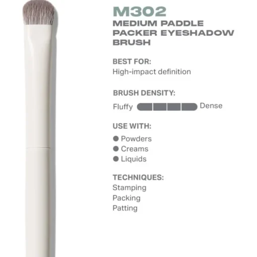 Augenpinsel M302 Medium Paddle Packer Eyeshadow Brush von Morphe