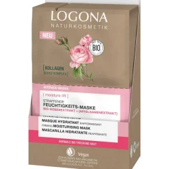 Bio-Rosenextrakt & Apfelsamenextrakt Moisture Lift Straffende Feuchtigkeits-Maske Anti-Aging Pflege von Logona
