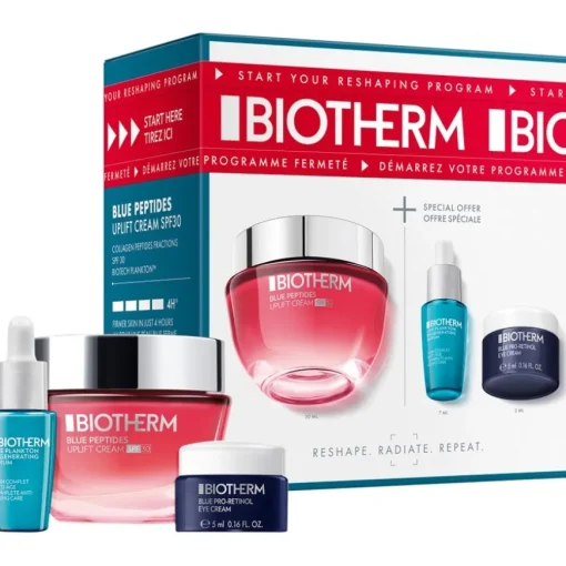Blue Therapy Blue Peptide SPF30 Routine Set von Biotherm