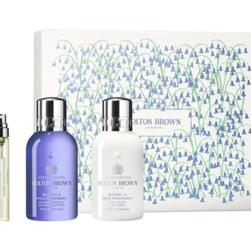 Bluebell & Wild Strawberry Travel Gift Set von Molton Brown