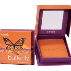 Blush Butterfly Rouge Orange mit Goldschimmer von Benefit