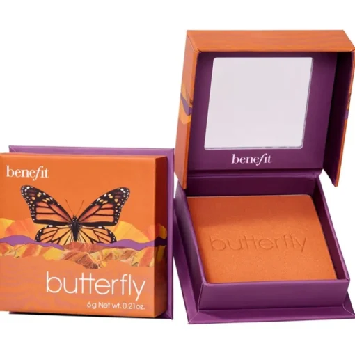 Blush Butterfly Rouge Orange mit Goldschimmer von Benefit