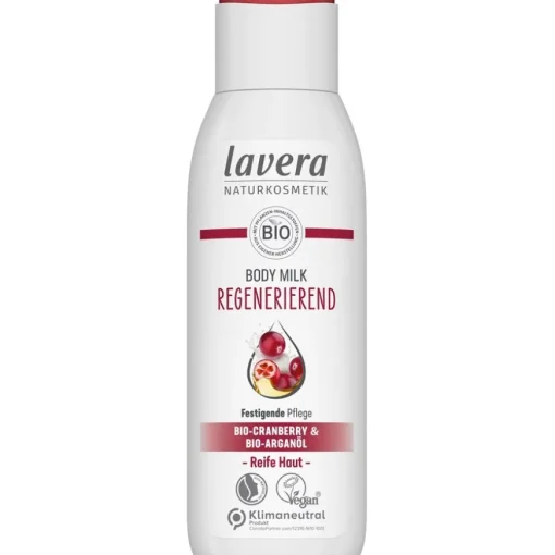 Body Lotion und Milk Regenerierende Body Milk Bio-Cranberry & Bio-Arganöl von Lavera