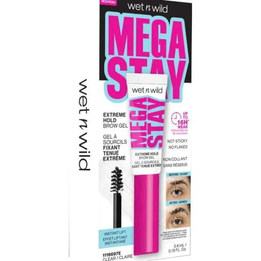 Brauen Mega Stay Extreme Hold Brow Gel von wet n wild