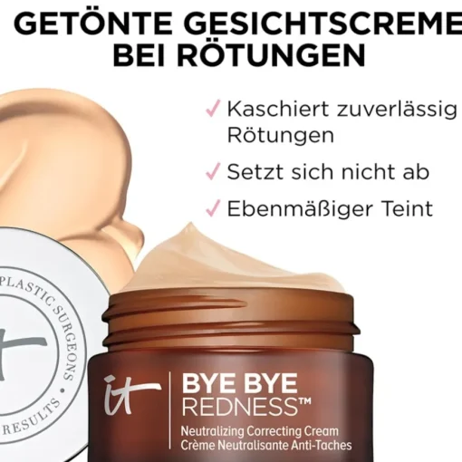Bye Bye Neutralizing Correcting Cream Bye Bye Redness von it Cosmetics