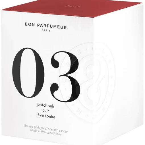 Candles 03 Patchouli, Leather, Tonka Bean von BON PARFUMEUR