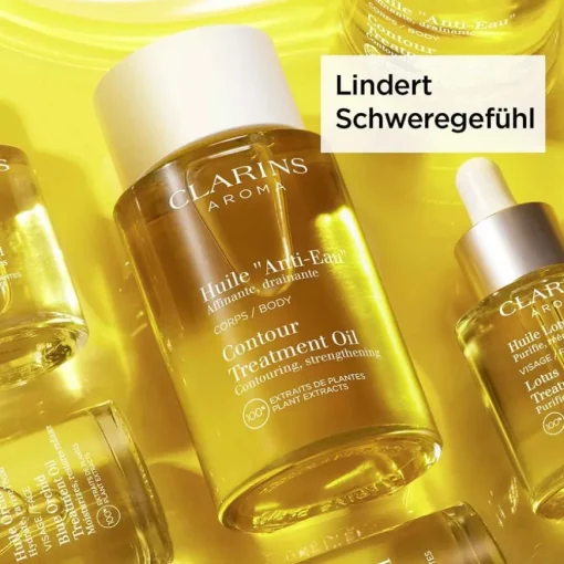 CLARINS Huile "Anti Eau" Verfeinerndes, ausgleichendes Körperpflege-Öl aus 100% Pflanzenextrakten
