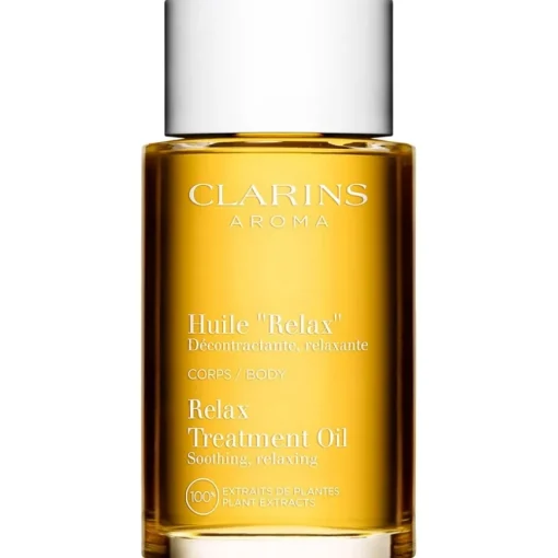 CLARINS Huile "Relax" Entspannendes, beruhigendes Körperpflege-Öl aus 100% Pflanzenextrakten