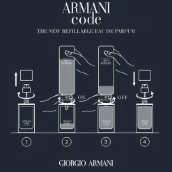Code Homme Eau de Parfum Spray - nachfüllbar von Armani