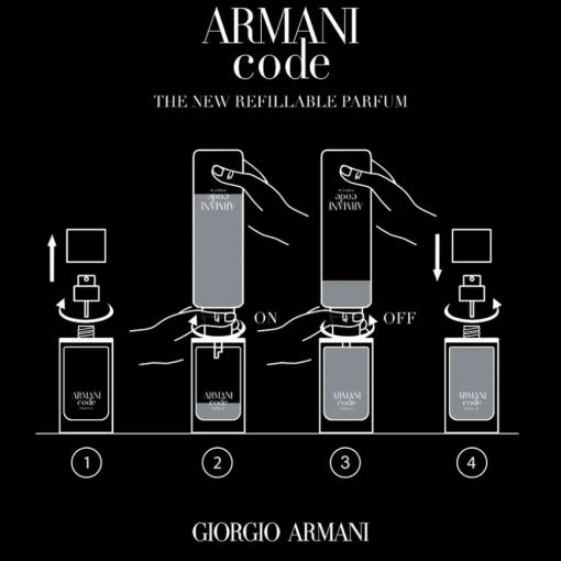 Code Homme Parfum - nachfüllbar von Armani