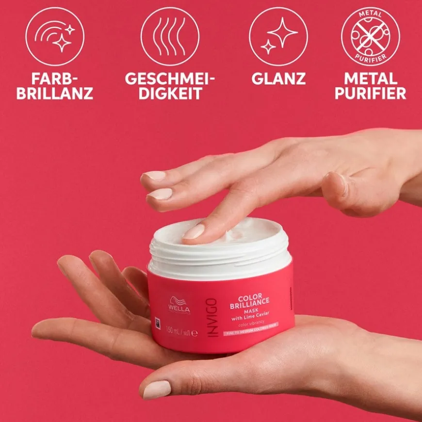 Color Brilliance Vibrant Color Mask Fine/Normal Hair von Wella
