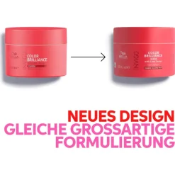 Color Brilliance Vibrant Color Mask Coarse Hair von Wella