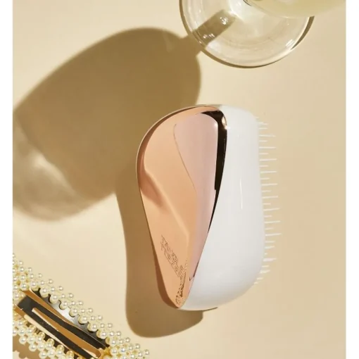 Compact Styler Hairbrush Rose Gold Straight & Curly Hair von Tangle Teezer
