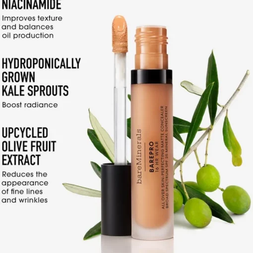 Concealer BAREPRO® 16HR All Over Skin-Perfecting Matte Concealer Mineral SPF 25 von bareMinerals