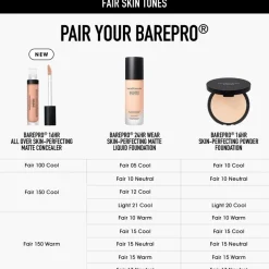 Concealer BAREPRO® 16HR All Over Skin-Perfecting Matte Concealer Mineral SPF 25 von bareMinerals
