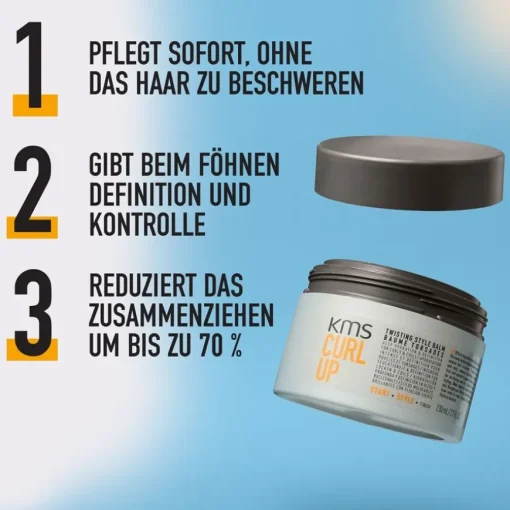 Curlup Twisting Style Balm von KMS
