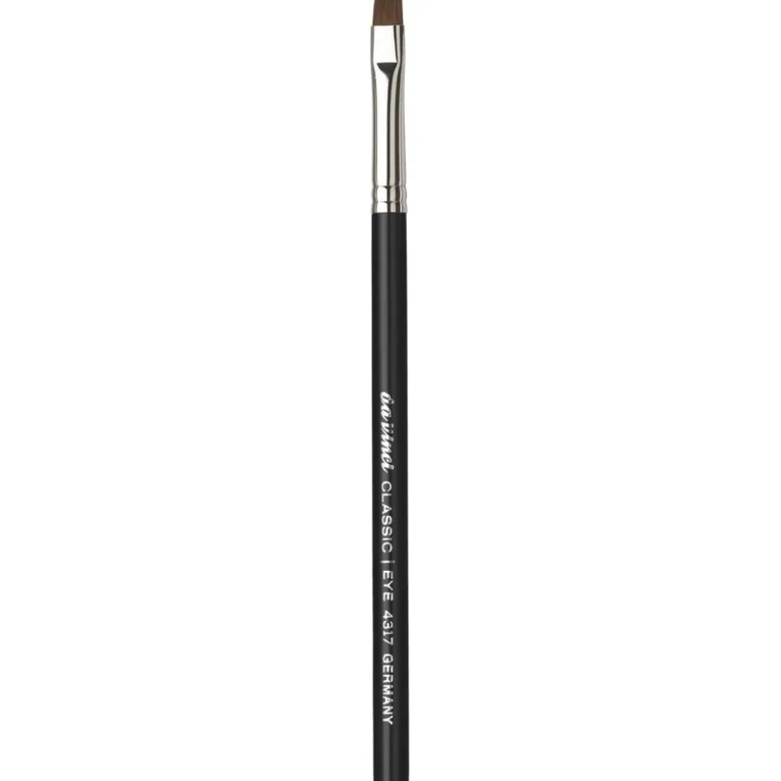 Da Vinci Augenbrauenpinsel/ Liner schräg, gerade und wellige Kunstfasern