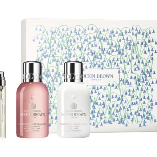 Delicious Rhubarb & Rose Travel Gift Set von Molton Brown