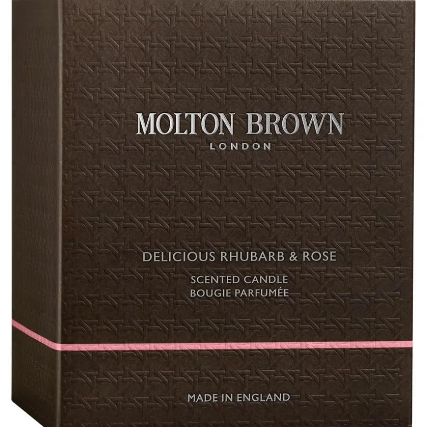 Delicious Rhubarb & Rose Scented Candle von Molton Brown