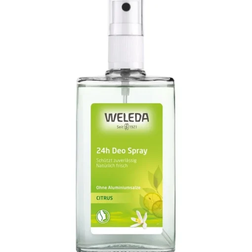 Deodorants Citrus Fresh Deo Spray Zuverlässige, natürliche Wirkung ohne Aluminiumsalze von Weleda