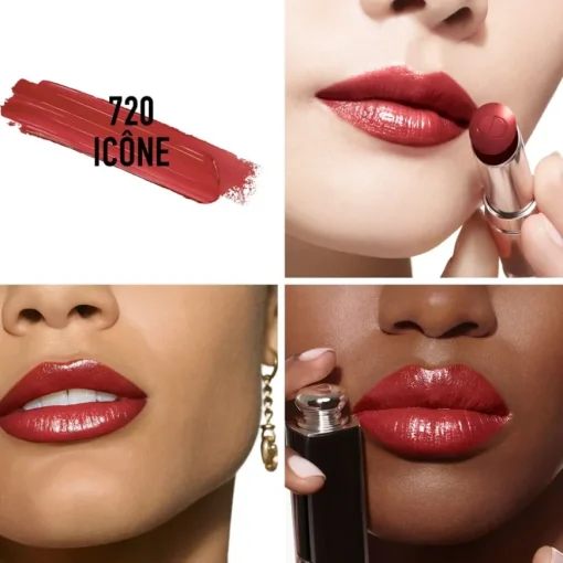 DIOR Dior Addict Lippenstift mit Glanz-Finish – 90 % Inhaltsstoffe natürlichen Ursprungs – Nachfüllbar