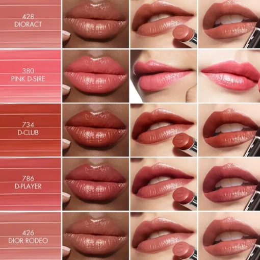DIOR Dior Addict Lippenstift mit Glanz-Finish – 90 % Inhaltsstoffe natürlichen Ursprungs – Nachfüllbar