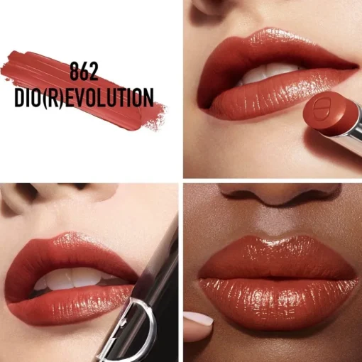 DIOR Dior Addict Lippenstift mit Glanz-Finish – 90 % Inhaltsstoffe natürlichen Ursprungs – Nachfüllbar
