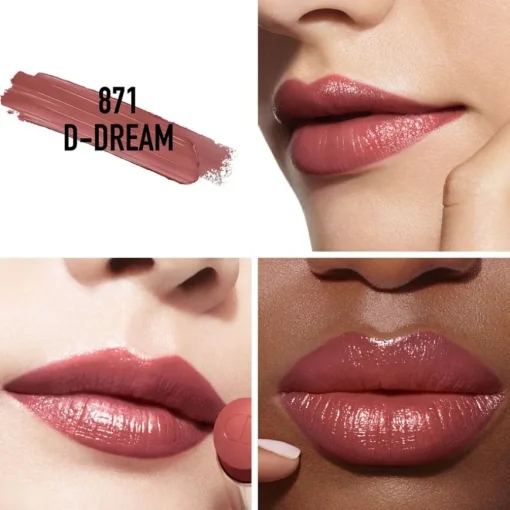 DIOR Dior Addict Lippenstift mit Glanz-Finish – 90 % Inhaltsstoffe natürlichen Ursprungs – Nachfüllbar
