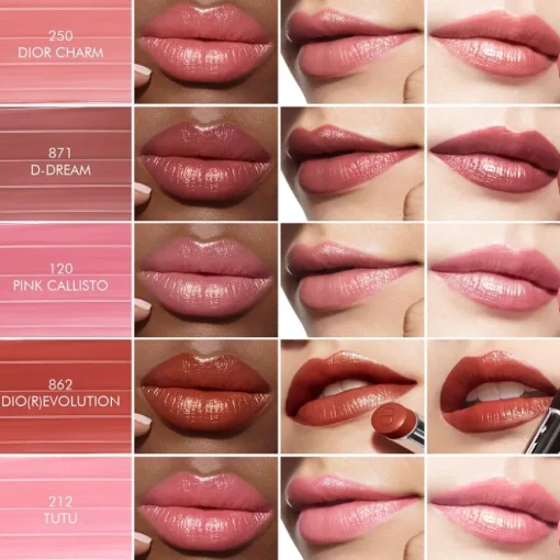 DIOR Dior Addict Lippenstift mit Glanz-Finish – 90 % Inhaltsstoffe natürlichen Ursprungs – Nachfüllbar