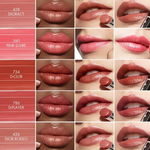 DIOR Dior Addict Lippenstift mit Glanz-Finish – 90 % Inhaltsstoffe natürlichen Ursprungs – Nachfüllbar