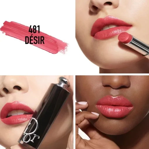 DIOR Dior Addict Lippenstift mit Glanz-Finish – 90 % Inhaltsstoffe natürlichen Ursprungs – Nachfüllbar