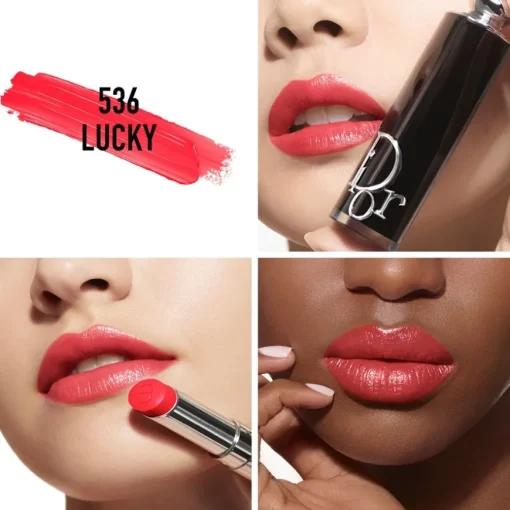 DIOR Dior Addict Lippenstift mit Glanz-Finish – 90 % Inhaltsstoffe natürlichen Ursprungs – Nachfüllbar