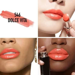 DIOR Dior Addict Lippenstift mit Glanz-Finish – 90 % Inhaltsstoffe natürlichen Ursprungs – Nachfüllbar