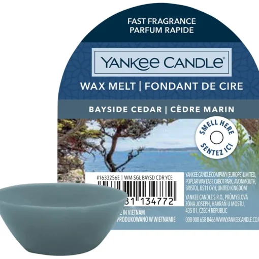 Duftwachs Bayside Cedar Blue von Yankee Candle