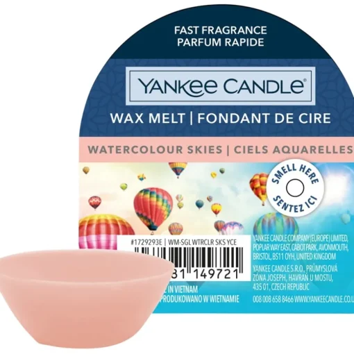 Duftwachs Watercolour Skies Pink von Yankee Candle