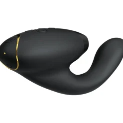 Duo 2 Luxuriöser Dual Stimulator Mit Pleasure Air Technologie Für Die Klitoris Und Vibration für den G-Punkt Black von Womanizer