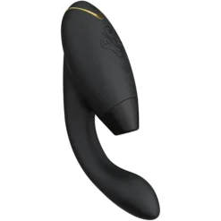 Duo 2 Luxuriöser Dual Stimulator Mit Pleasure Air Technologie Für Die Klitoris Und Vibration für den G-Punkt Black von Womanizer