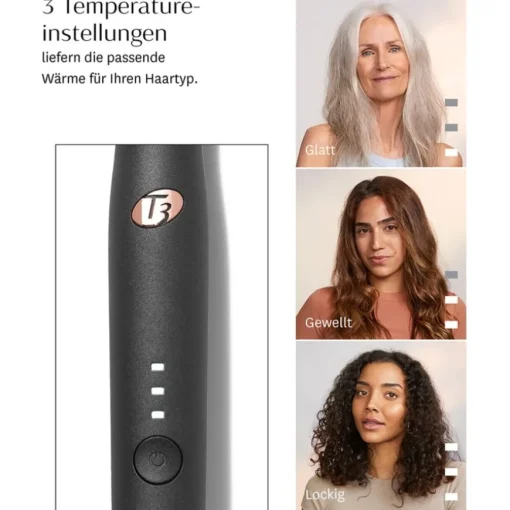 Edge Beheizte Glättungs- & Stylingbürste von T3