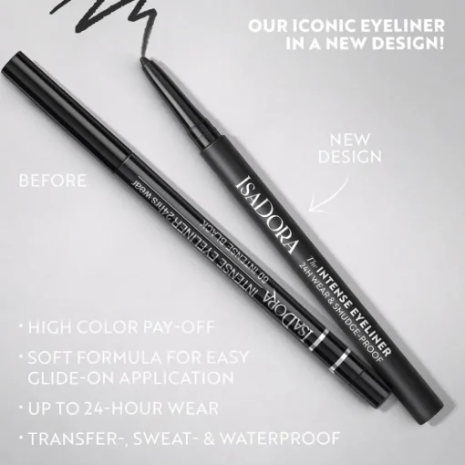 Eyeliner & Kajal The Intense Eyeliner 24H Wear & Smudge-Proof von Isadora