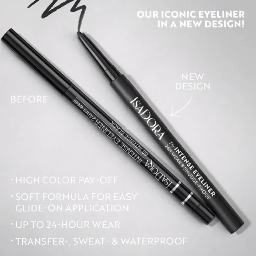 Eyeliner & Kajal The Intense Eyeliner 24H Wear & Smudge-Proof von Isadora